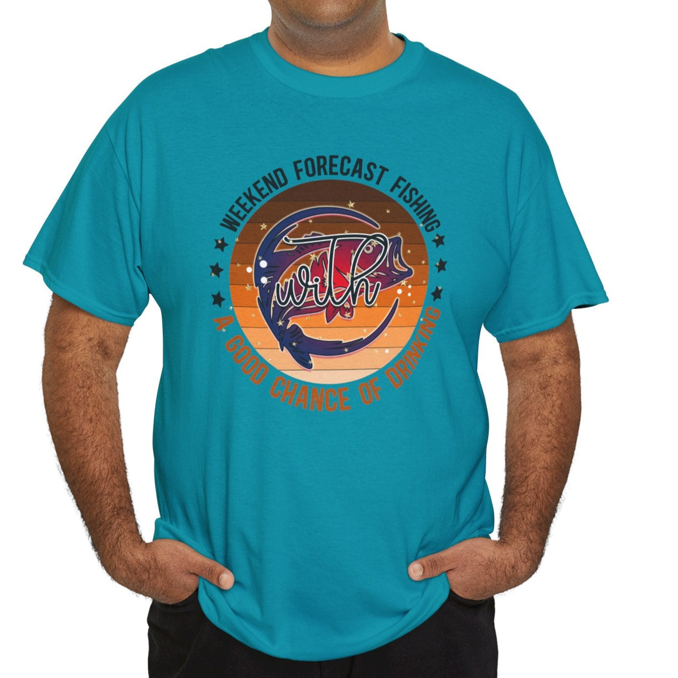 Weekend Forecast Fishing Tee - Kim’s Signature Beauty & Accessories    