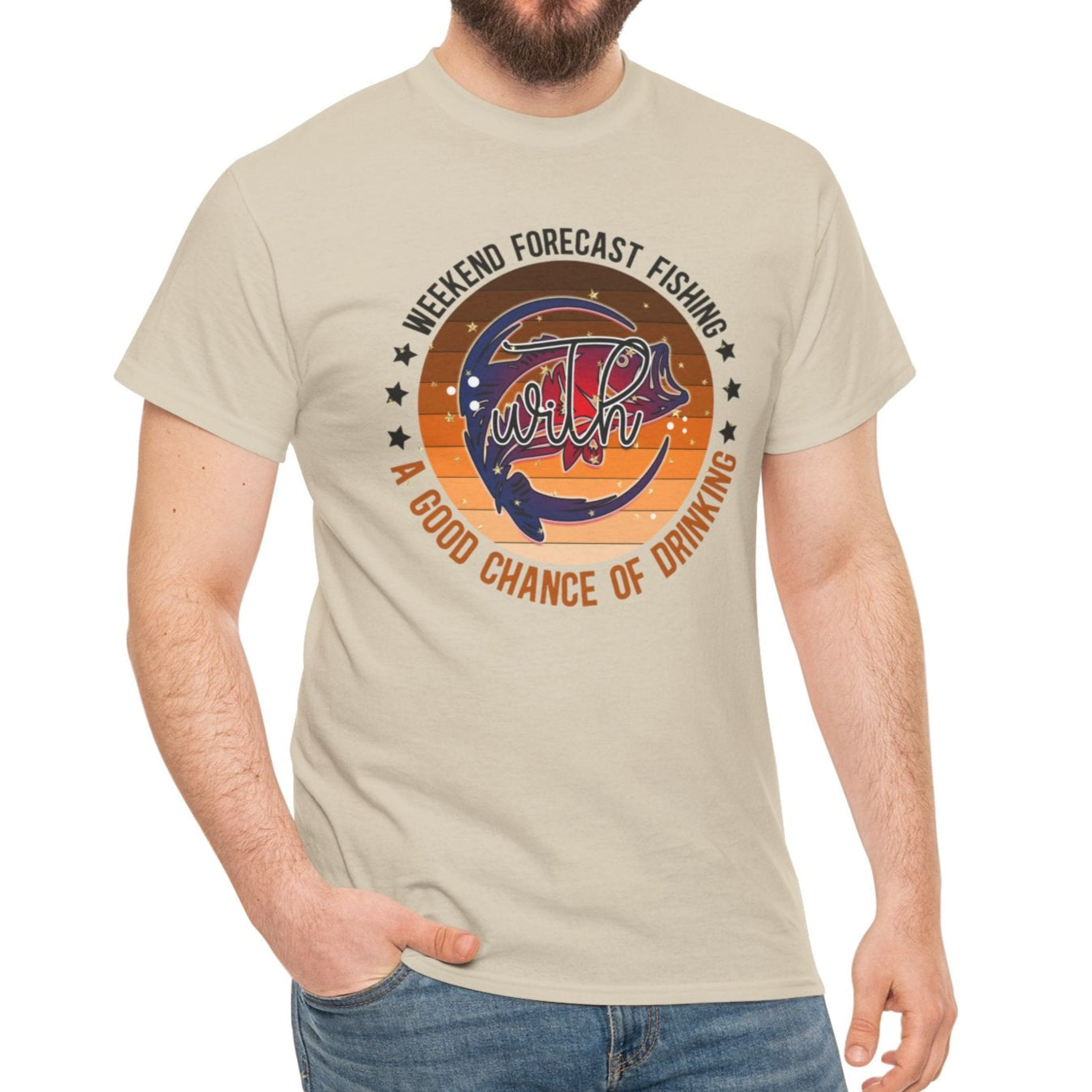 Weekend Forecast Fishing Tee - Kim’s Signature Beauty & Accessories    