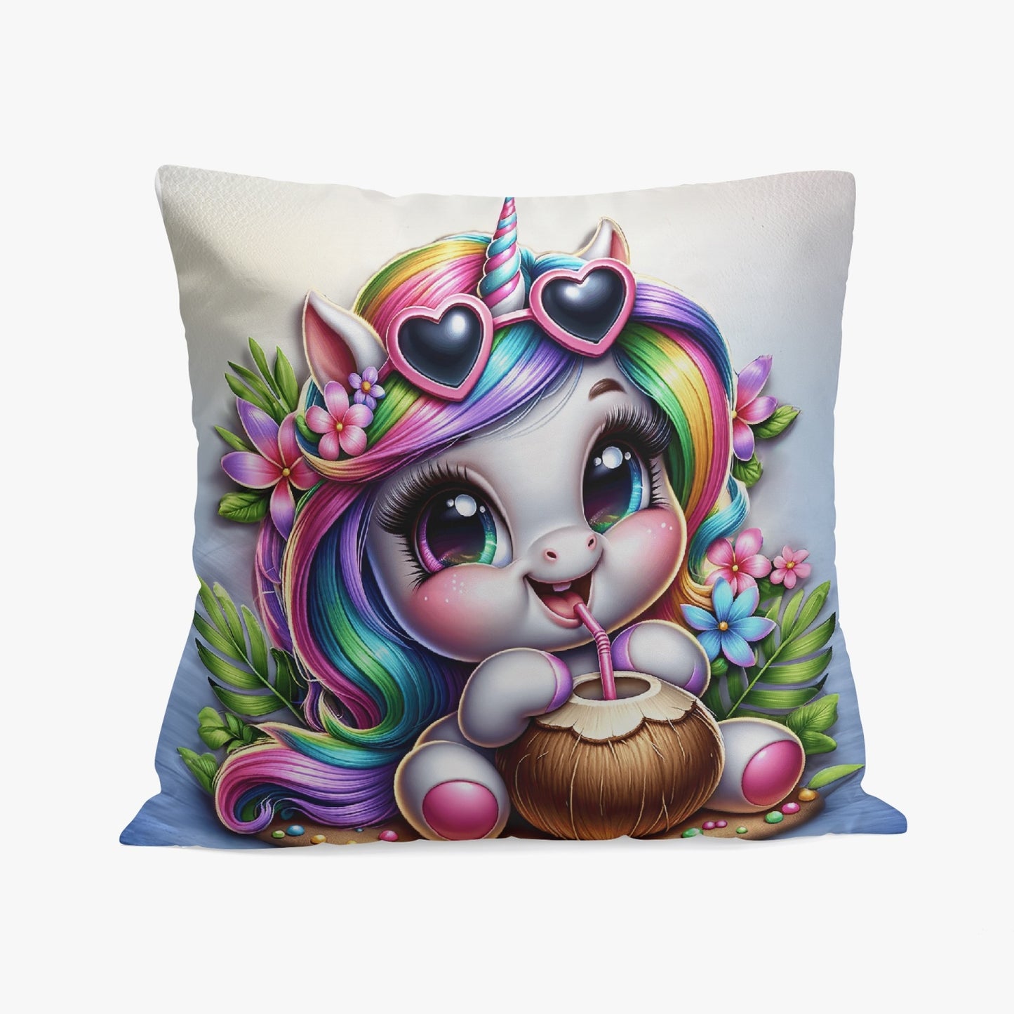 Whimsical Unicorn Paradise Pillow Cover - Kim’s Signature Beauty & Accessories    
