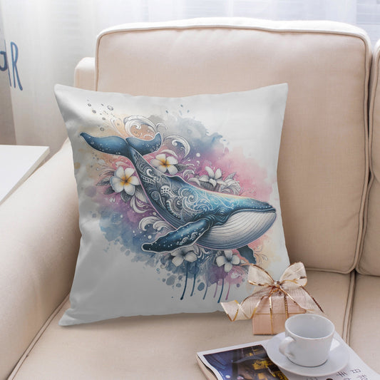 Whimsical Whale Undersea Pillow Cover - Kim’s Signature Beauty & Accessories    