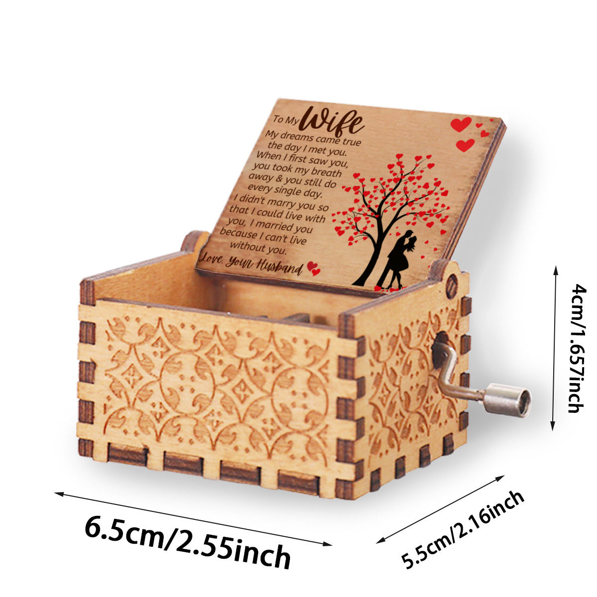 Wife, Message Music Box - Kim’s Signature Beauty & Accessories    