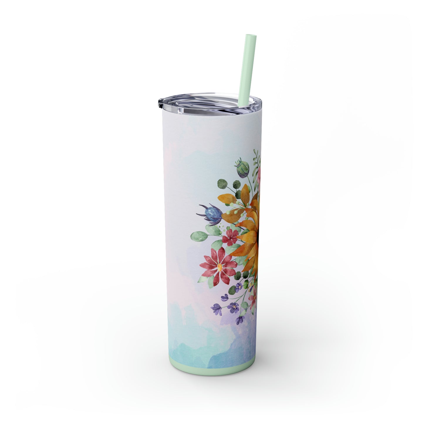 Wife, Mom, Boss | Skinny Tumbler with Straw, 20oz - Kim’s Signature Beauty & Accessories    