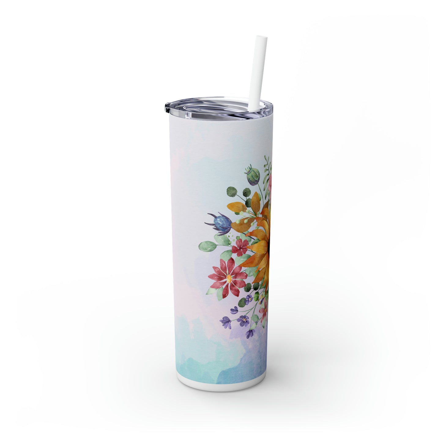 Wife, Mom, Boss | Skinny Tumbler with Straw, 20oz - Kim’s Signature Beauty & Accessories    