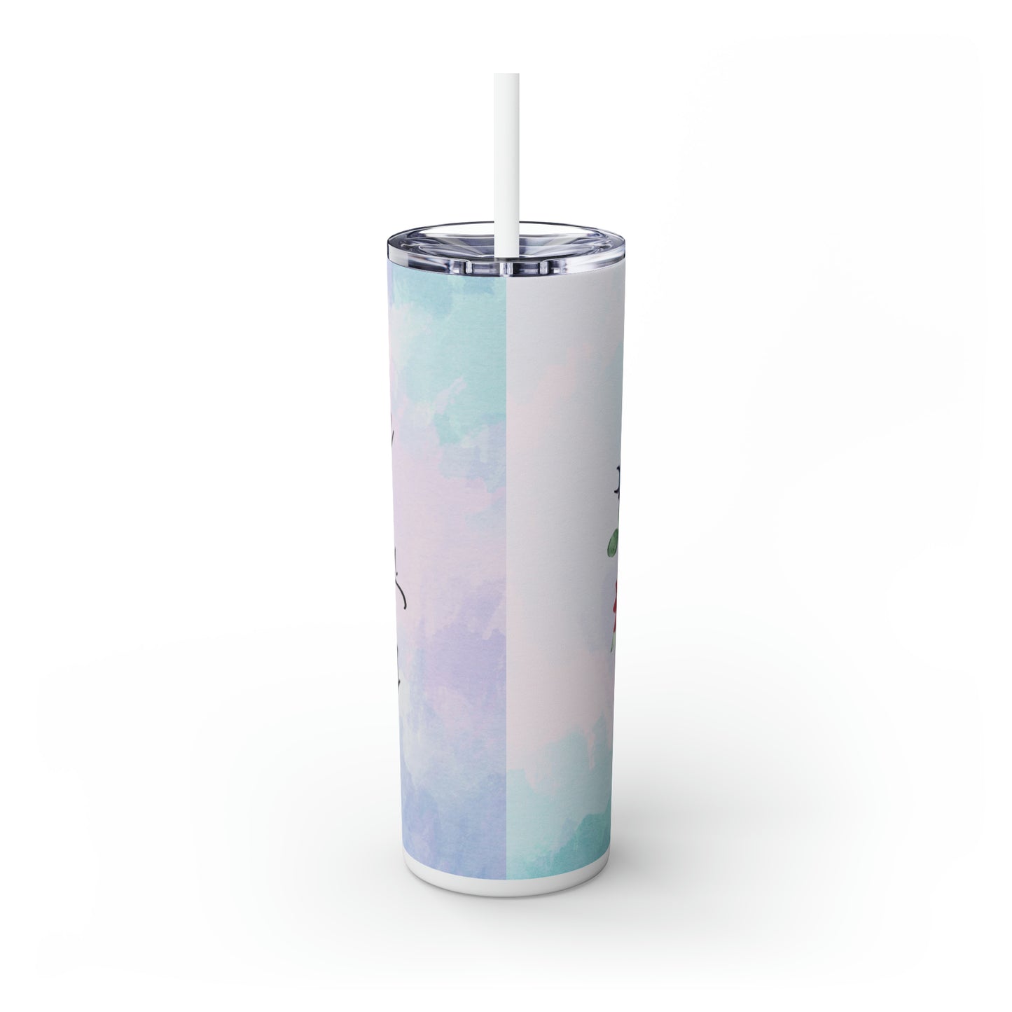 Wife, Mom, Boss | Skinny Tumbler with Straw, 20oz - Kim’s Signature Beauty & Accessories    