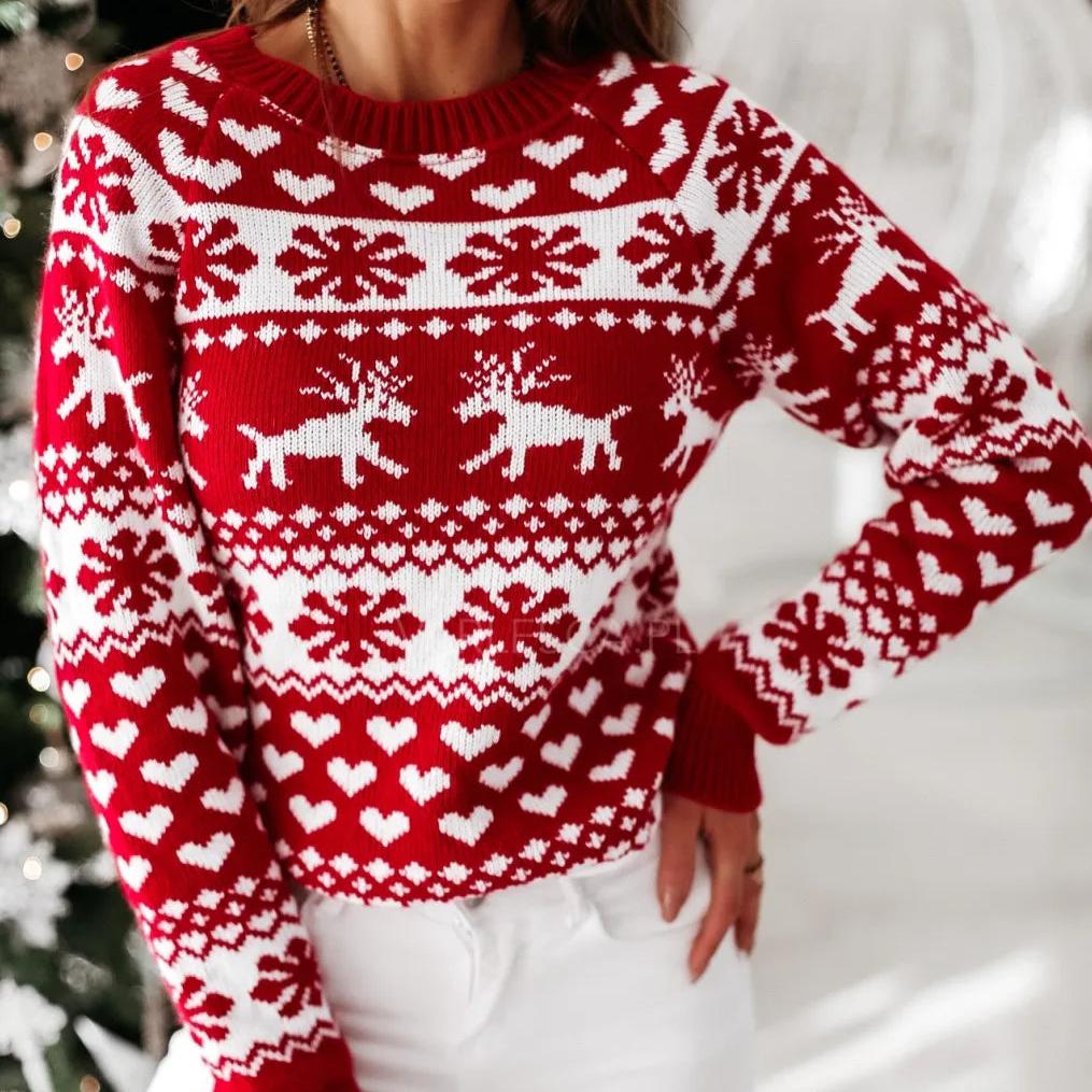Winter Christmas Sweaters Long Sleeve - Kim’s Signature Beauty & Accessories    