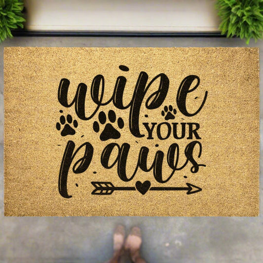 Wipe Your Paws Door Mat - Kim’s Signature Beauty & Accessories    