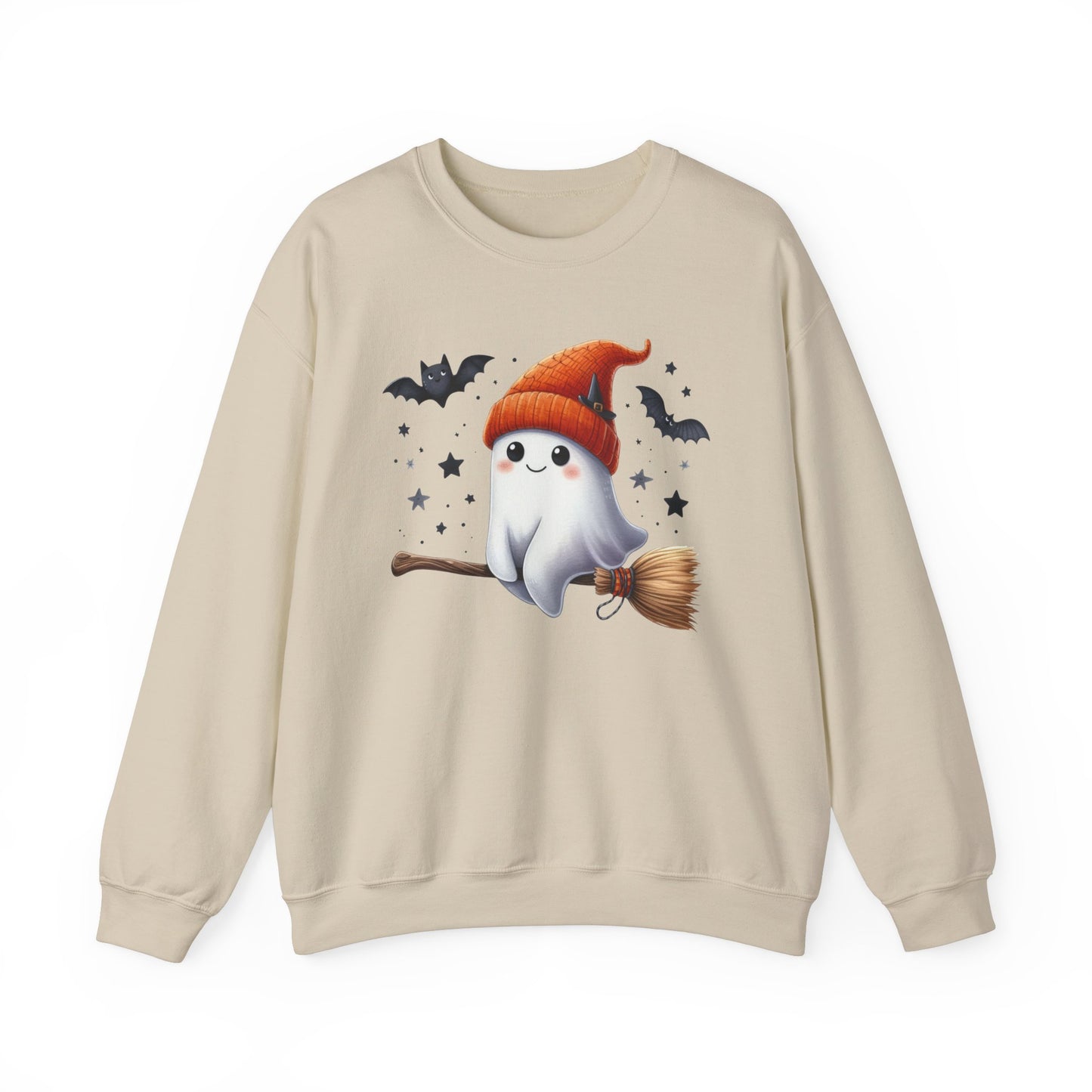 Witchy Ghost Crewneck Sweatshirt - Kim’s Signature Beauty & Accessories    