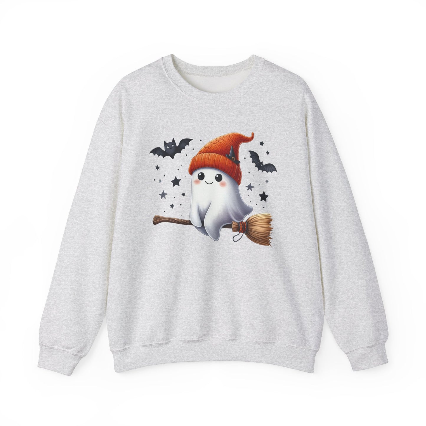 Witchy Ghost Crewneck Sweatshirt - Kim’s Signature Beauty & Accessories    