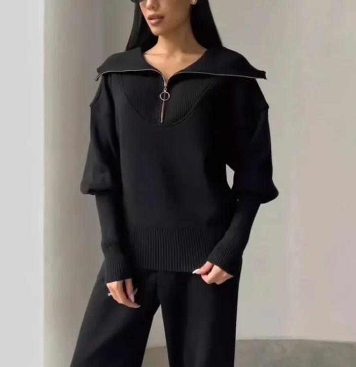 Women’s Sporty Zipper Suit - Kim’s Signature Beauty & Accessories    