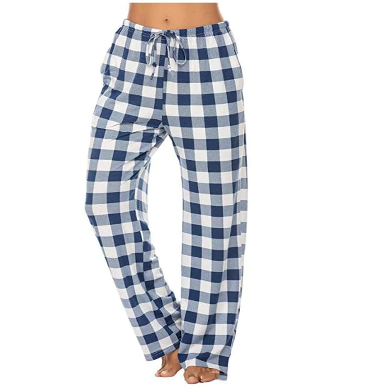 Women's Stretch Plaid Casual Pocket Pants - Kim’s Signature Beauty & Accessories    
