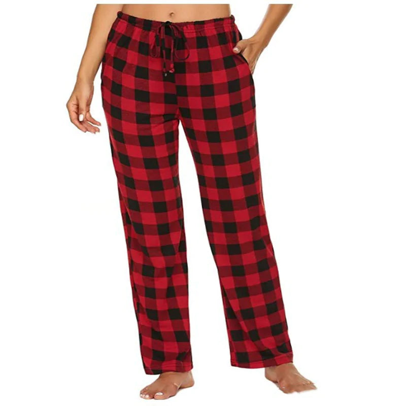 Women's Stretch Plaid Casual Pocket Pants - Kim’s Signature Beauty & Accessories    