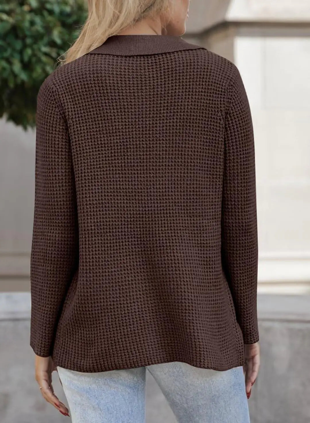 Women's Waffle Knit Shacket Jacket - Kim’s Signature Beauty & Accessories    