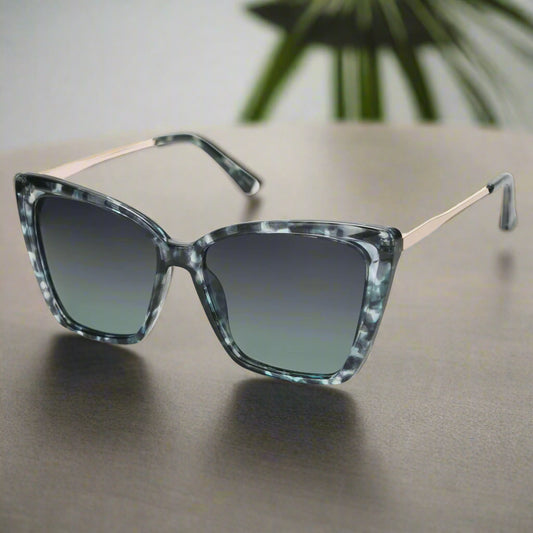 Womens Oversized Square Cat Eye Sun Glasses - Kim’s Signature Beauty & Accessories    