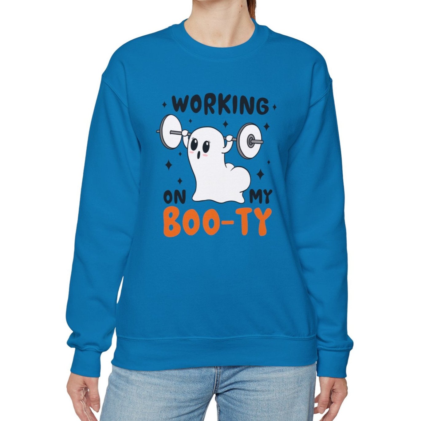 Working on My Booty Ghost Sweatshirt - Kim’s Signature Beauty & Accessories    