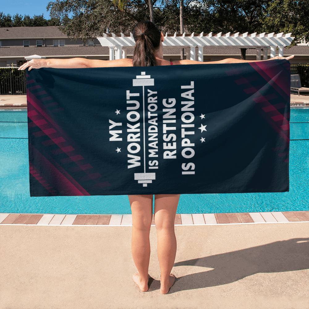 Workout Madatory Sports Towel - Kim’s Signature Beauty & Accessories    
