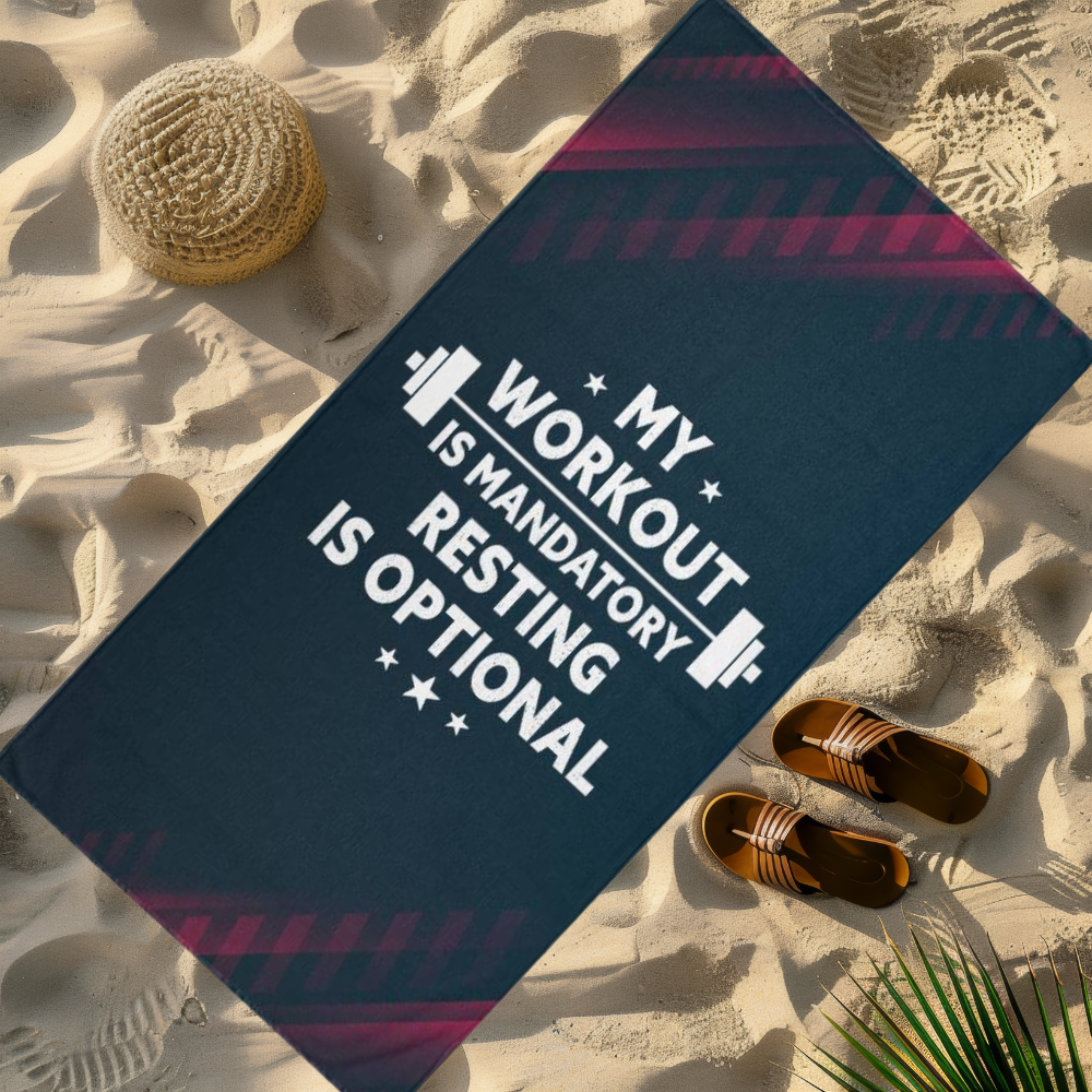 Workout Madatory Sports Towel - Kim’s Signature Beauty & Accessories    