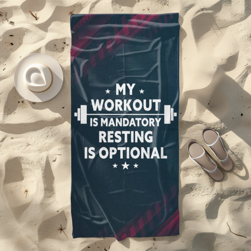 Workout Madatory Sports Towel - Kim’s Signature Beauty & Accessories    