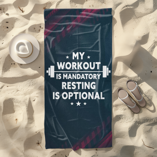 Workout Madatory Sports Towel - Kim’s Signature Beauty & Accessories    