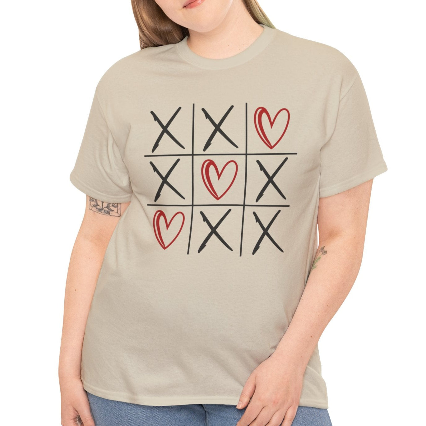 XOXOXO Tic-Tac-Toe -Tee - Kim’s Signature Beauty & Accessories    