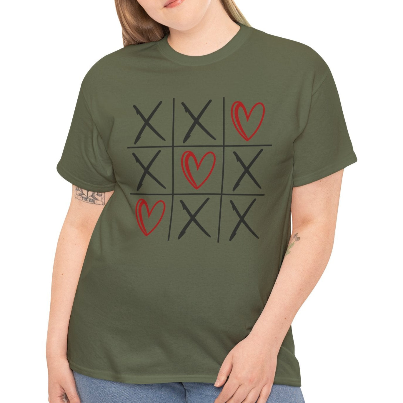 XOXOXO Tic-Tac-Toe -Tee - Kim’s Signature Beauty & Accessories    