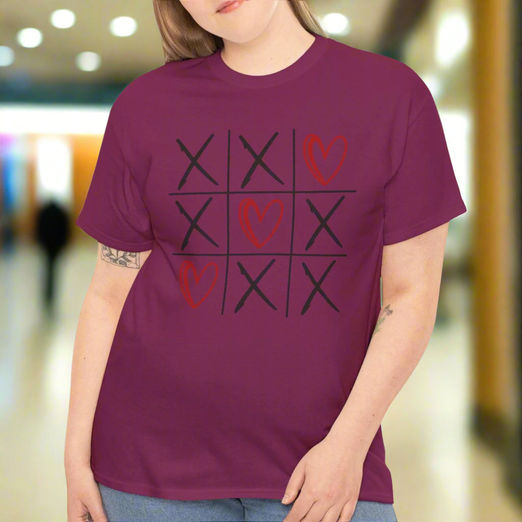 XOXOXO Tic-Tac-Toe -Tee - Kim’s Signature Beauty & Accessories    