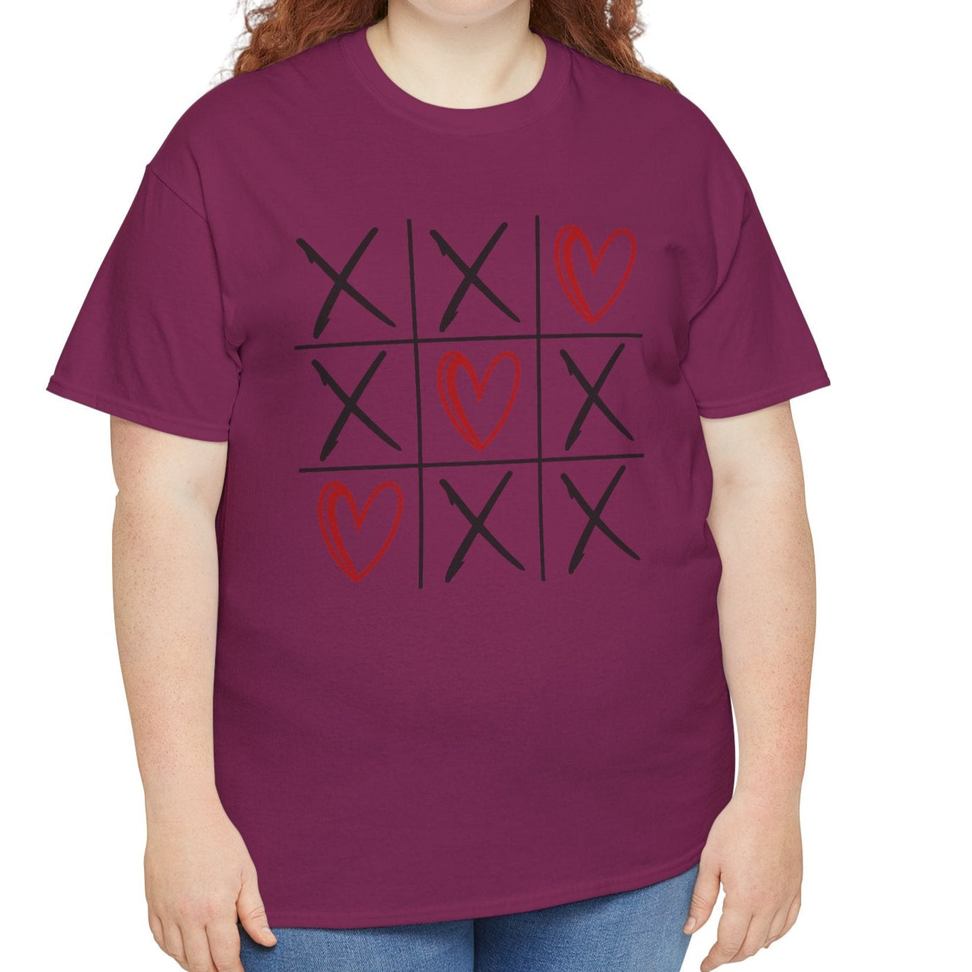 XOXOXO Tic-Tac-Toe -Tee - Kim’s Signature Beauty & Accessories    