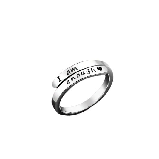 I am enough ring  hotsale Awareness Ring jewelry - Kim’s Signature Beauty & Accessories    