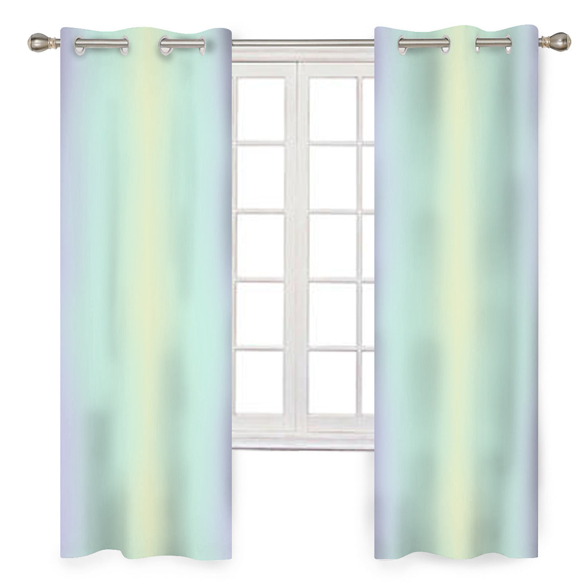 Yellow & Green Ombre | Curtains - Kim’s Signature Beauty & Accessories    