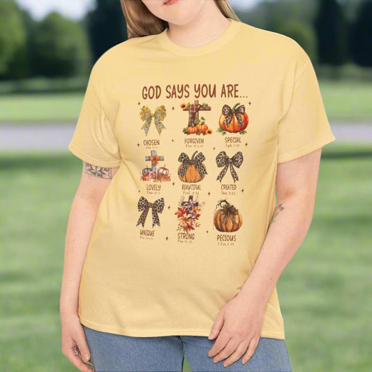 You Are... Fall Inspirational Tee - Kim’s Signature Beauty & Accessories    