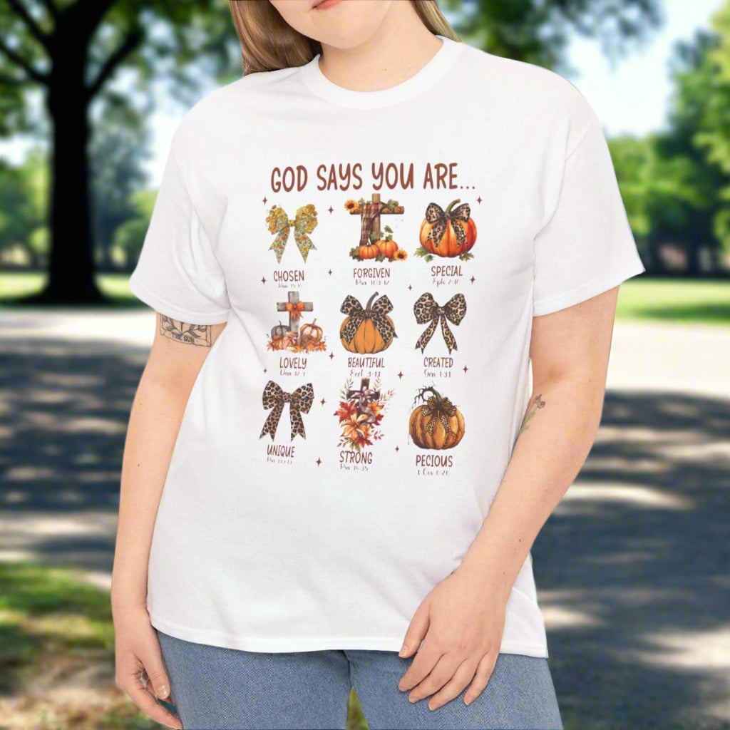 You Are... Fall Inspirational Tee - Kim’s Signature Beauty & Accessories    