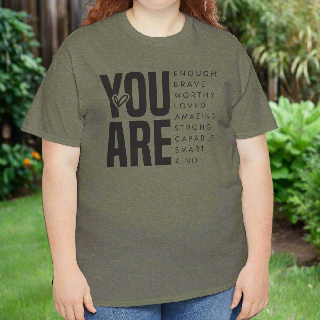 You Are...  Inspirational Tee - Kim’s Signature Beauty & Accessories    