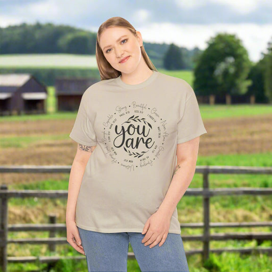 You Are...Scripture Tee - Kim’s Signature Beauty & Accessories    