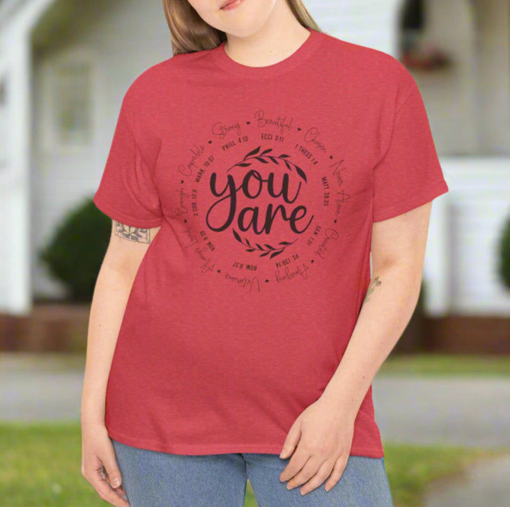 You Are...Scripture Tee - Kim’s Signature Beauty & Accessories    