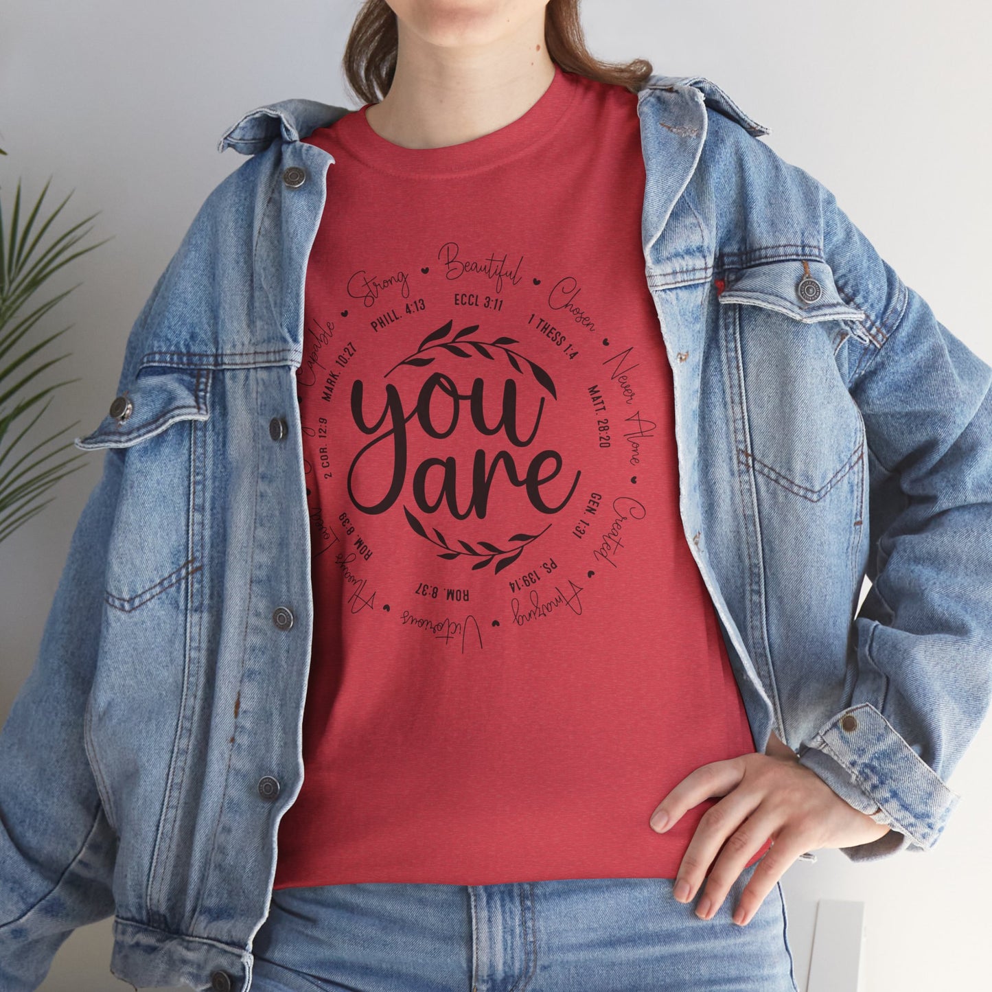 You Are...Scripture Tee - Kim’s Signature Beauty & Accessories    