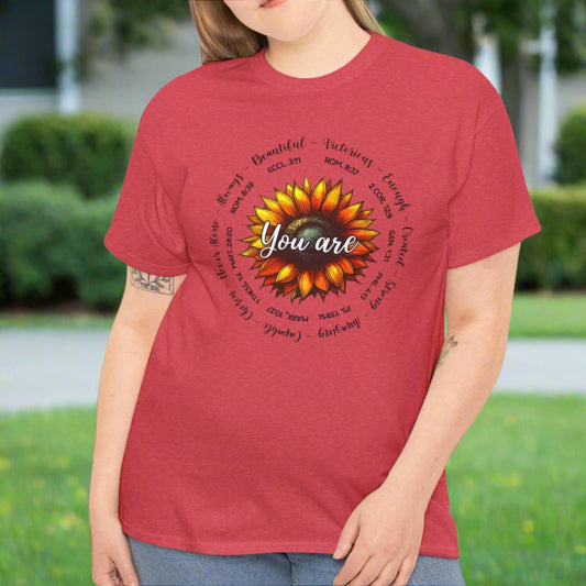 You Are.... Sunflower Faith Tee - Kim’s Signature Beauty & Accessories    
