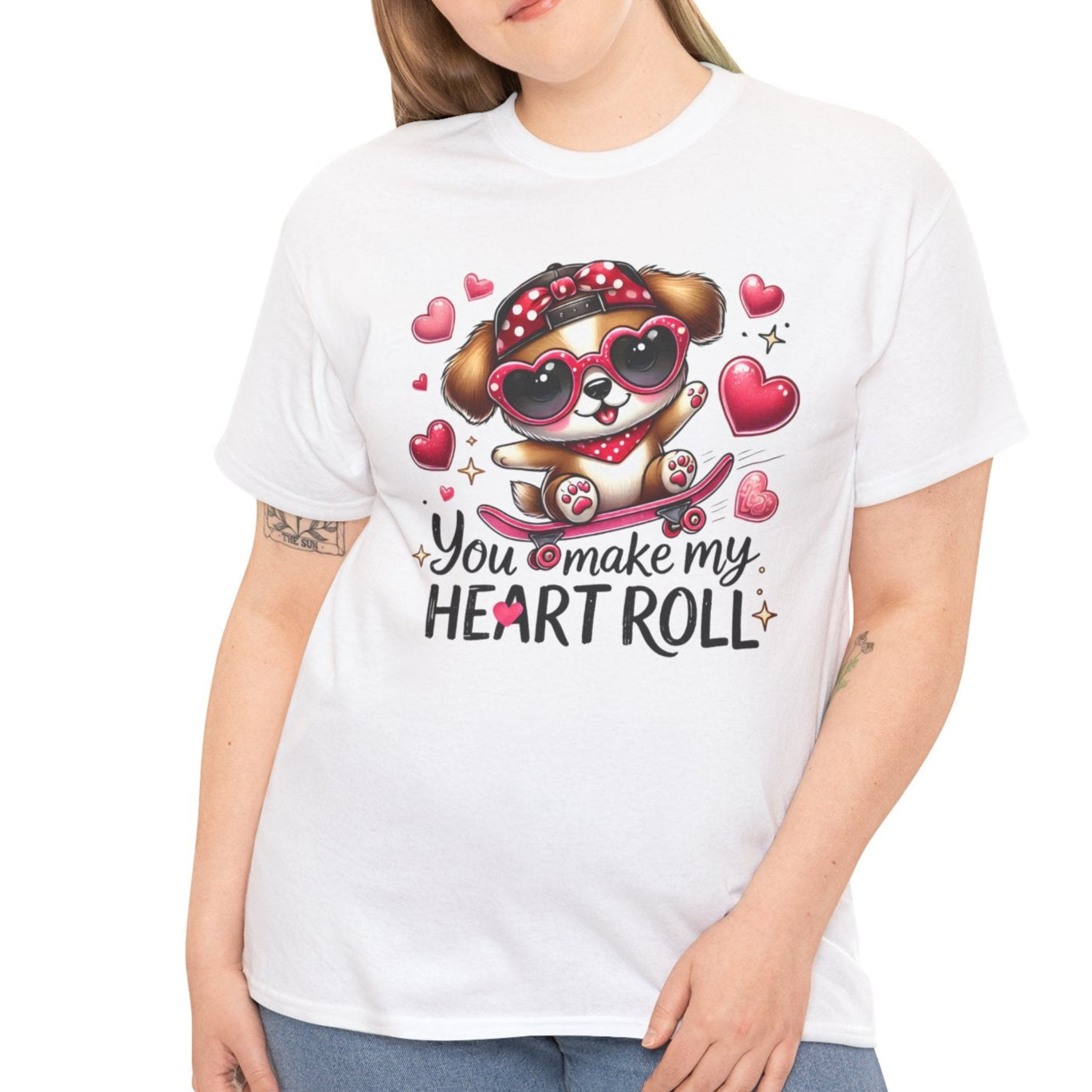 You Make My Heart Roll Tee - Kim’s Signature Beauty & Accessories    