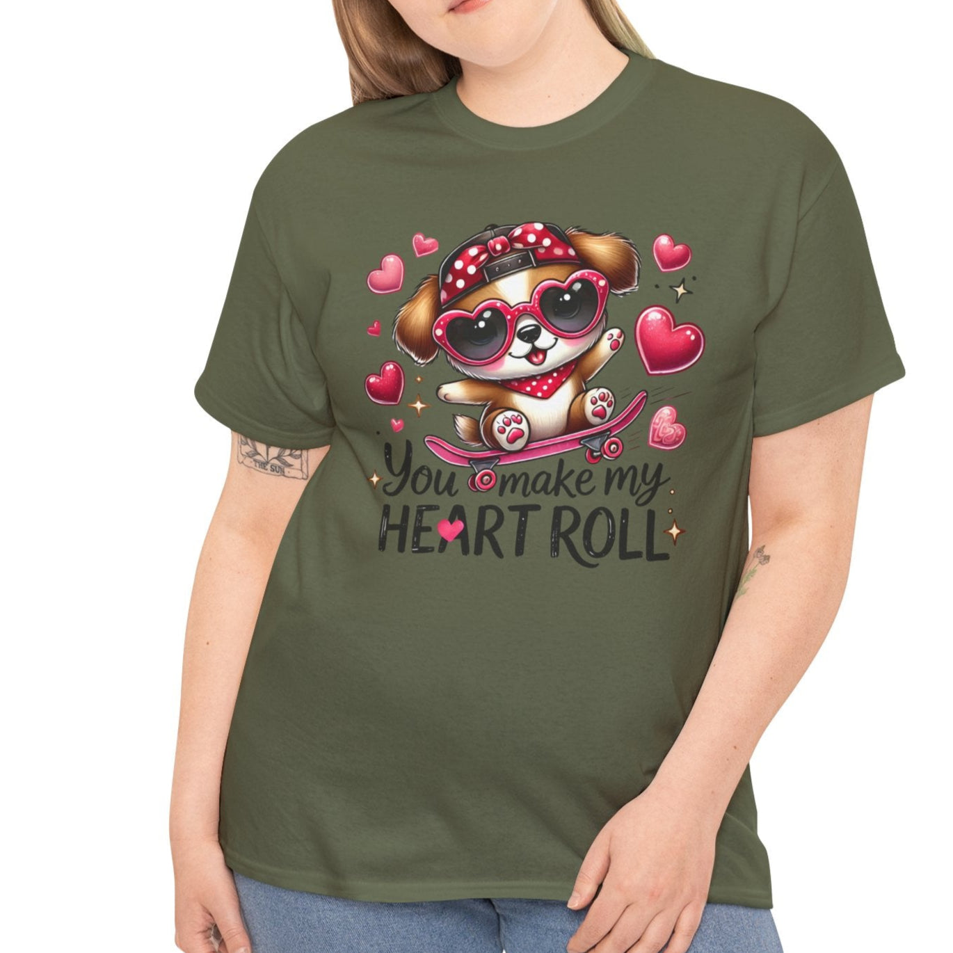 You Make My Heart Roll Tee - Kim’s Signature Beauty & Accessories    