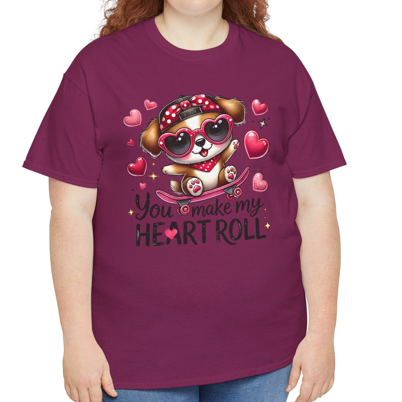 You Make My Heart Roll Tee - Kim’s Signature Beauty & Accessories    