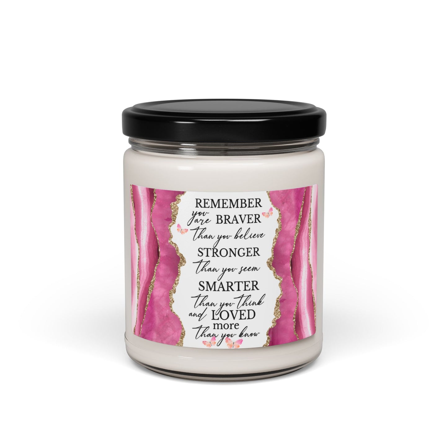 You are Braver Scented Soy Candle, 9oz - Kim’s Signature Beauty & Accessories    