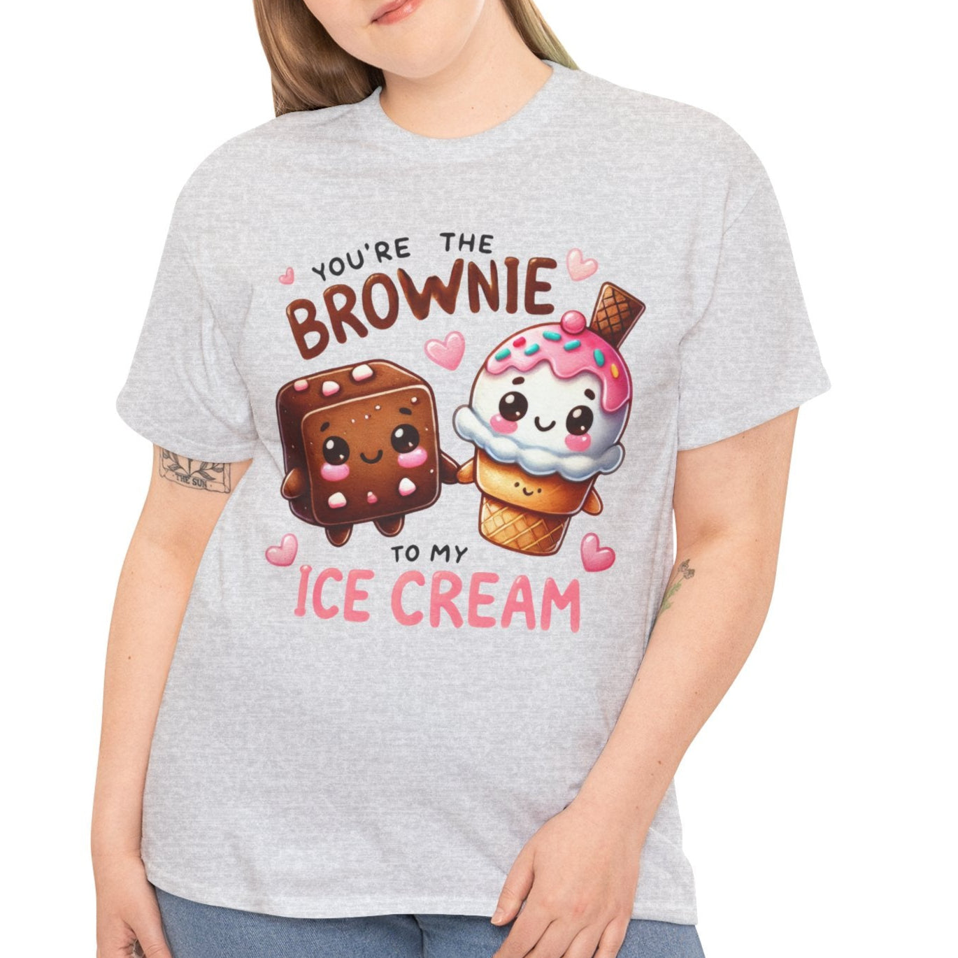 You're the Brownie to My Ice Cream Tee - Kim’s Signature Beauty & Accessories    