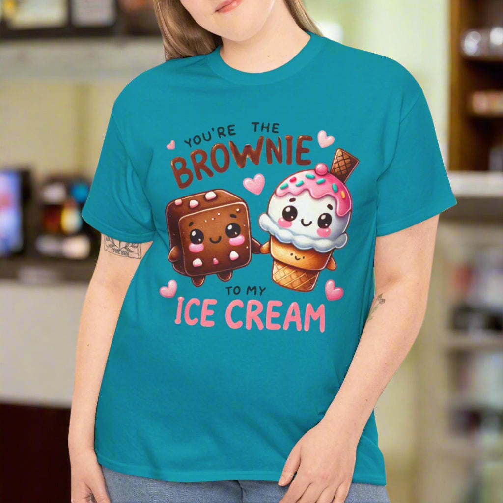 You're the Brownie to My Ice Cream Tee - Kim’s Signature Beauty & Accessories    