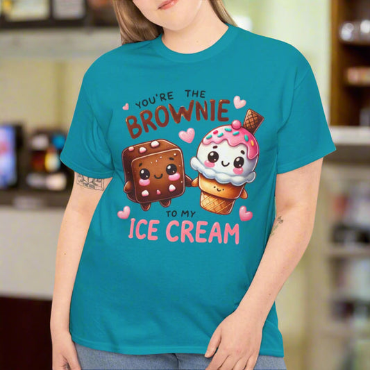 You're the Brownie to My Ice Cream Tee - Kim’s Signature Beauty & Accessories    