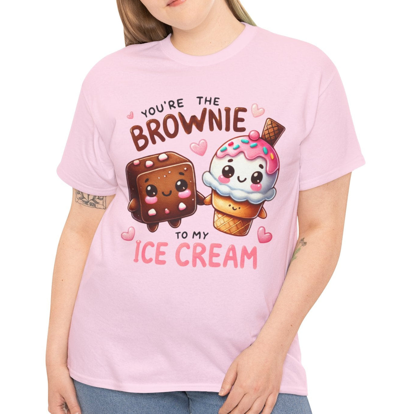 You're the Brownie to My Ice Cream Tee - Kim’s Signature Beauty & Accessories    