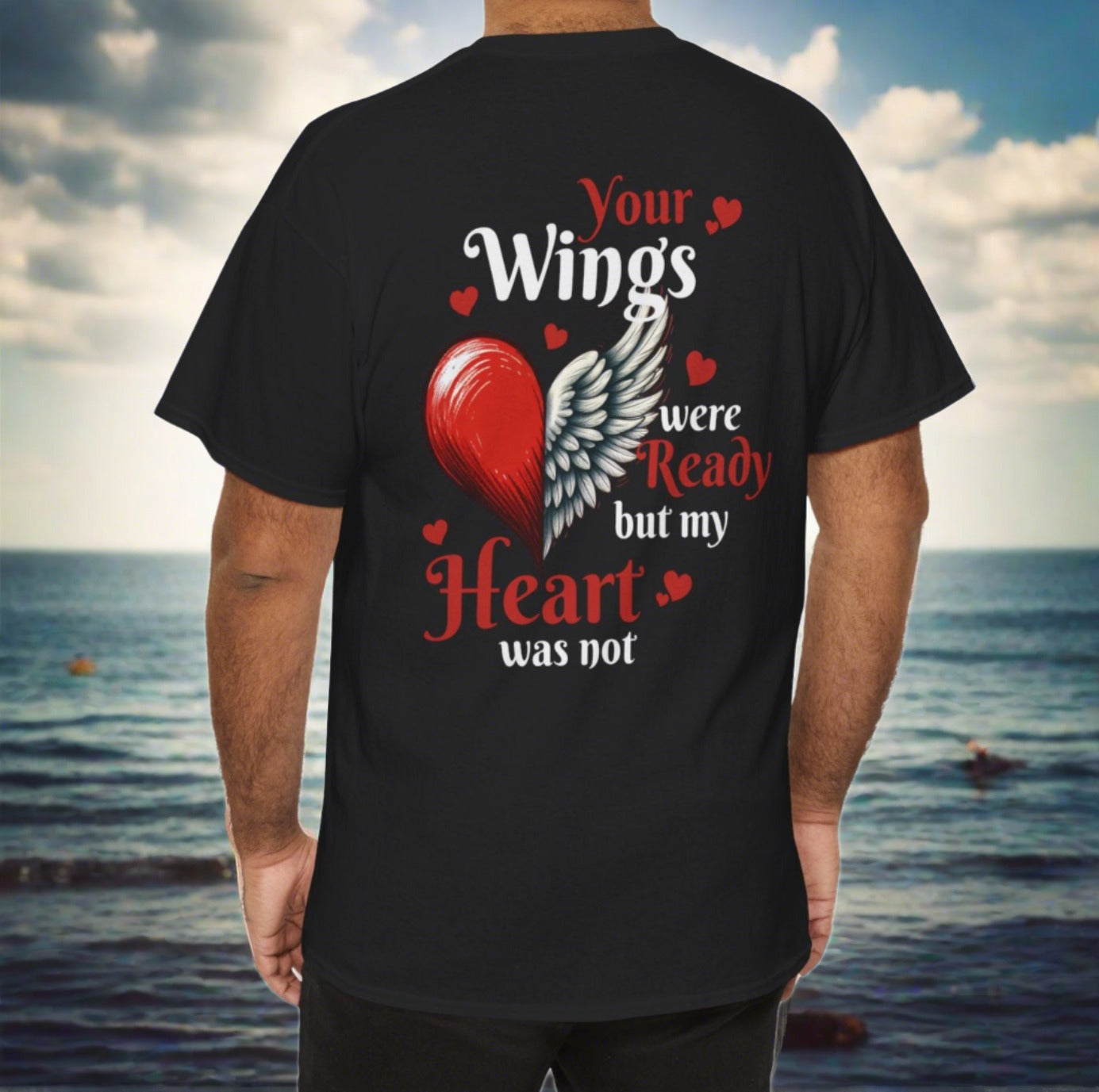 Your Wings Were Ready | Front & Back Printed Tee - Kim’s Signature Beauty & Accessories    