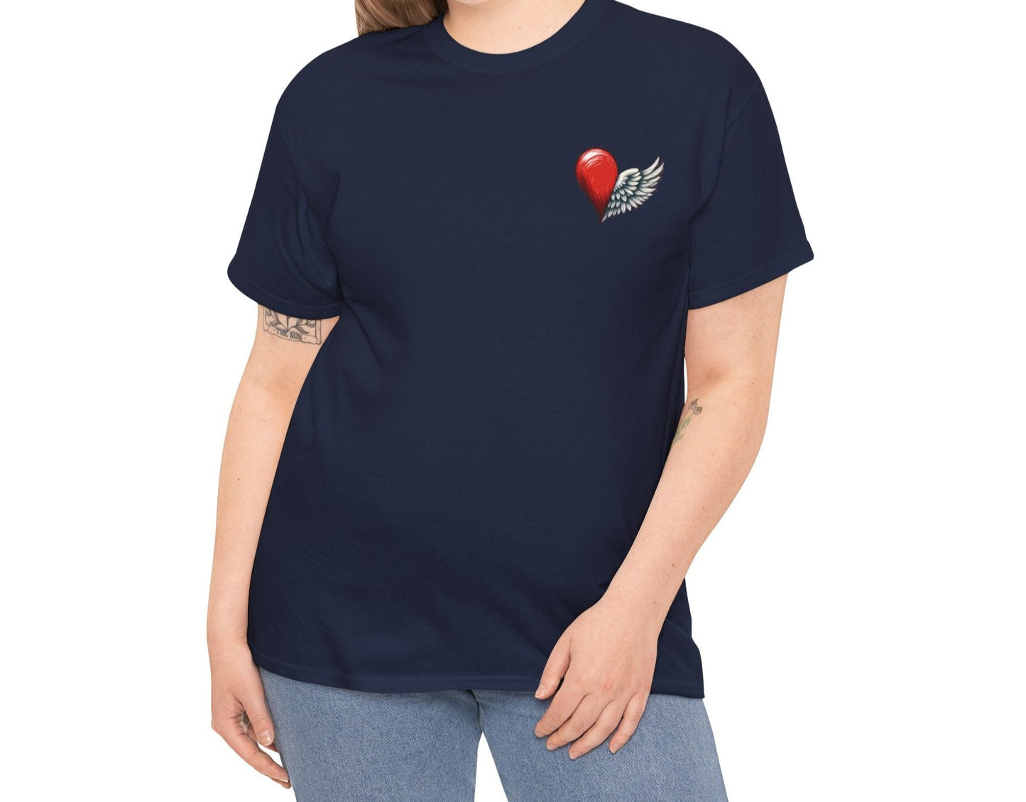 Your Wings Were Ready | Front & Back Printed Tee - Kim’s Signature Beauty & Accessories    