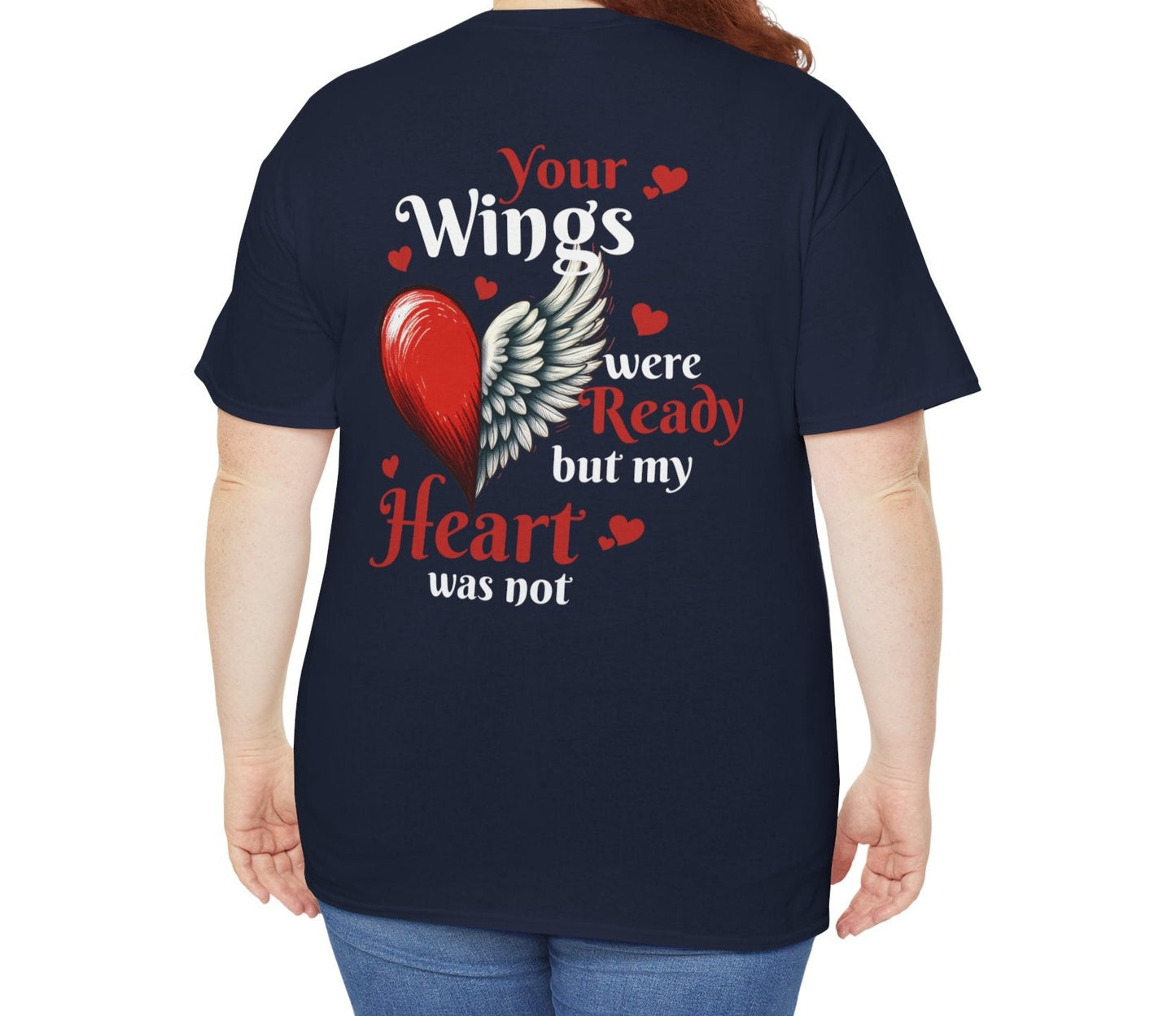 Your Wings Were Ready | Front & Back Printed Tee - Kim’s Signature Beauty & Accessories    