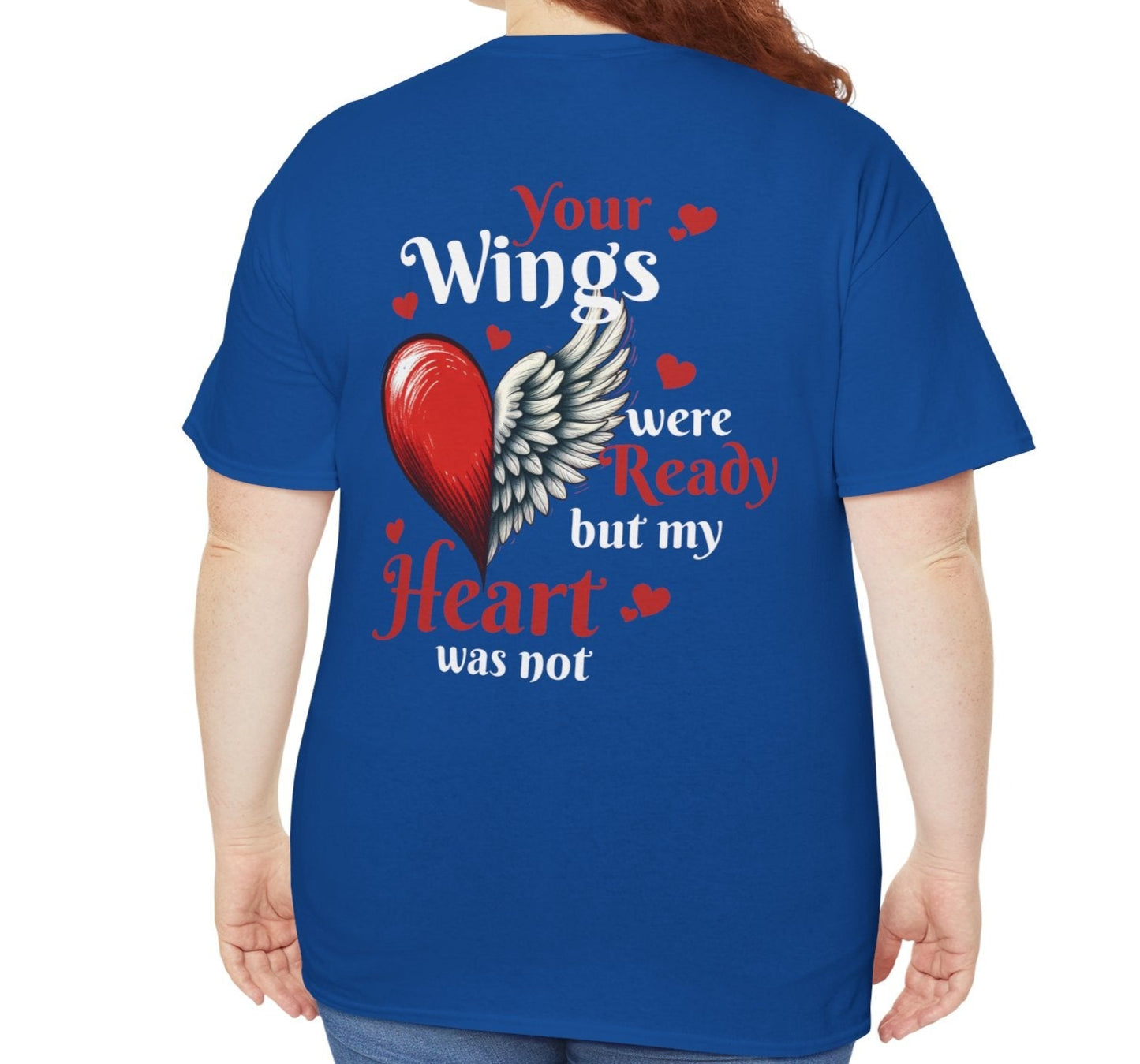 Your Wings Were Ready | Front & Back Printed Tee - Kim’s Signature Beauty & Accessories    