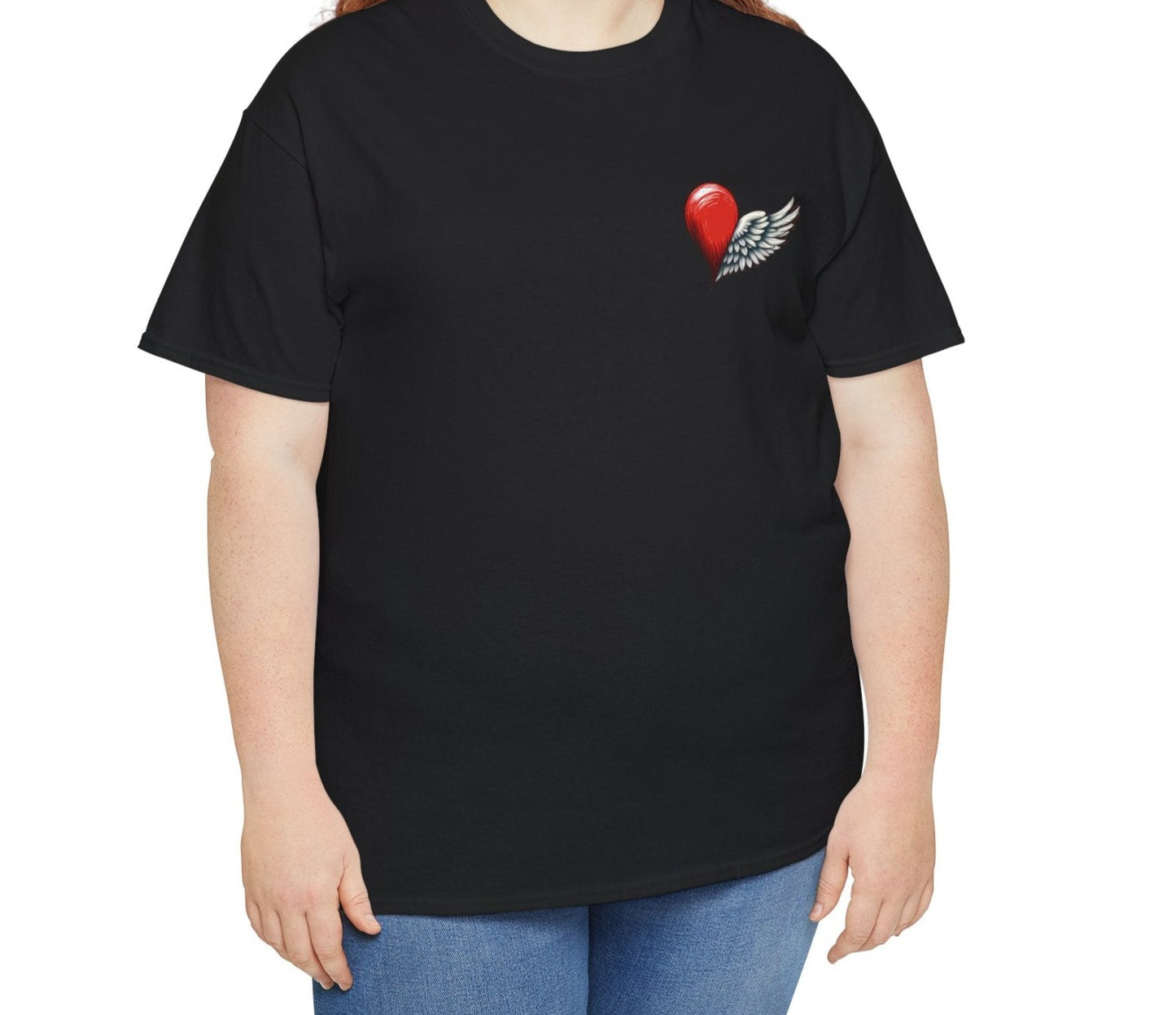 Your Wings Were Ready | Front & Back Printed Tee - Kim’s Signature Beauty & Accessories    