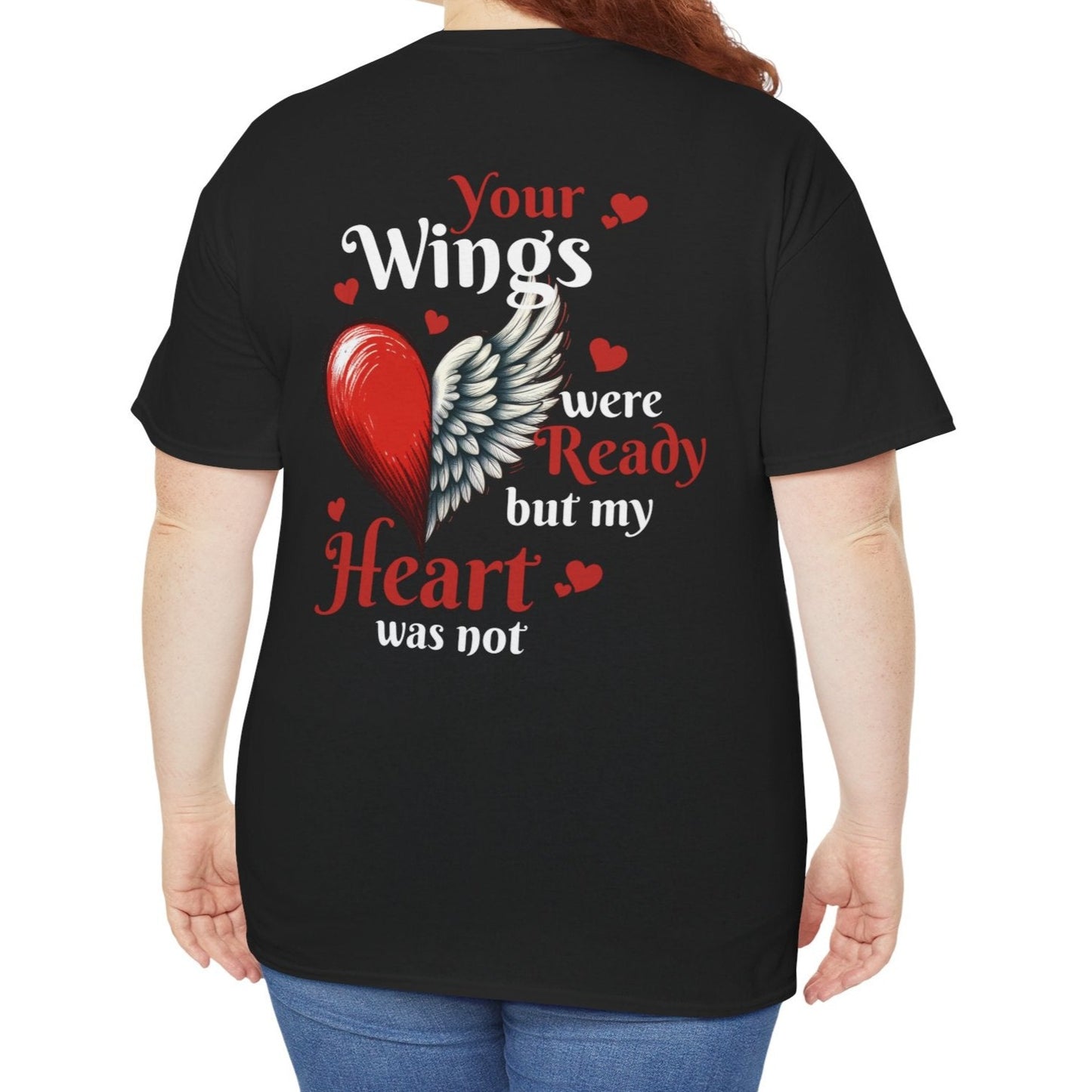 Your Wings Were Ready | Front & Back Printed Tee - Kim’s Signature Beauty & Accessories    