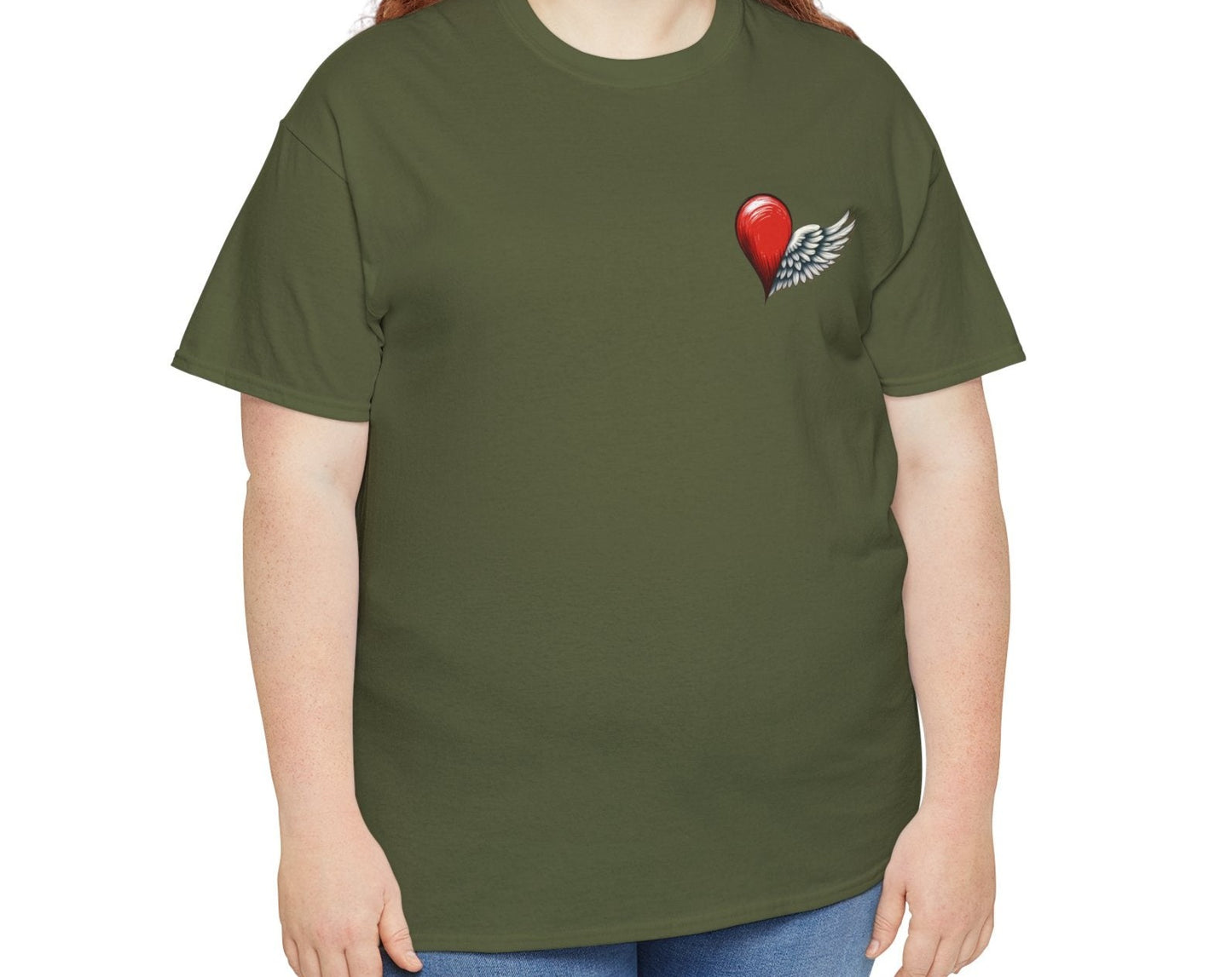 Your Wings Were Ready | Front & Back Printed Tee - Kim’s Signature Beauty & Accessories    